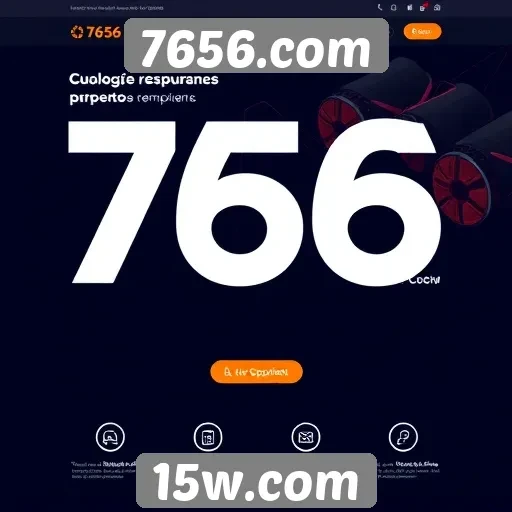 Navegando pelo design intuitivo do site 7656.com